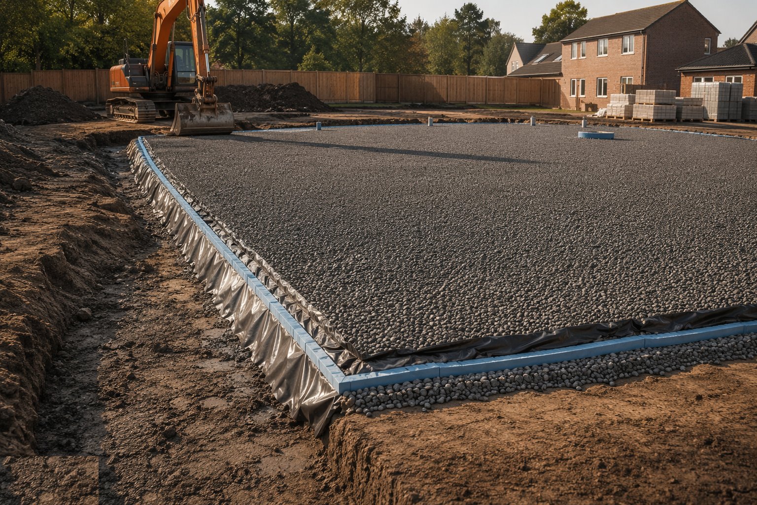 Prepare and proof the formation — Ground-bearing slabs, step 1