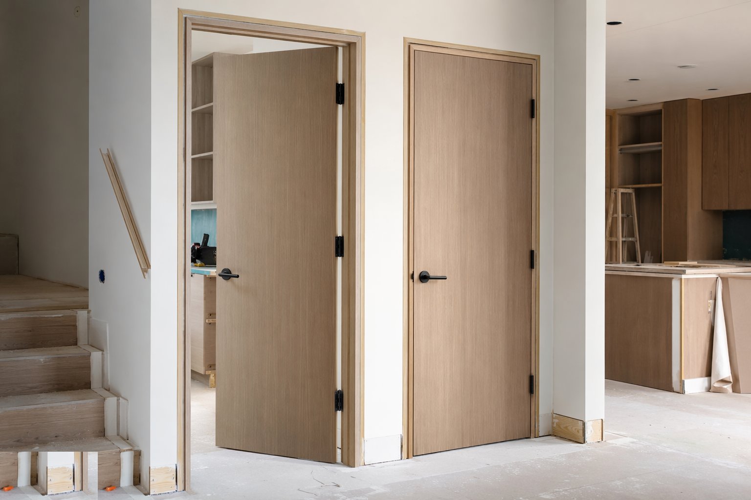 Hang the doorsets — Joinery: stairs, kitchens, doors, step 3