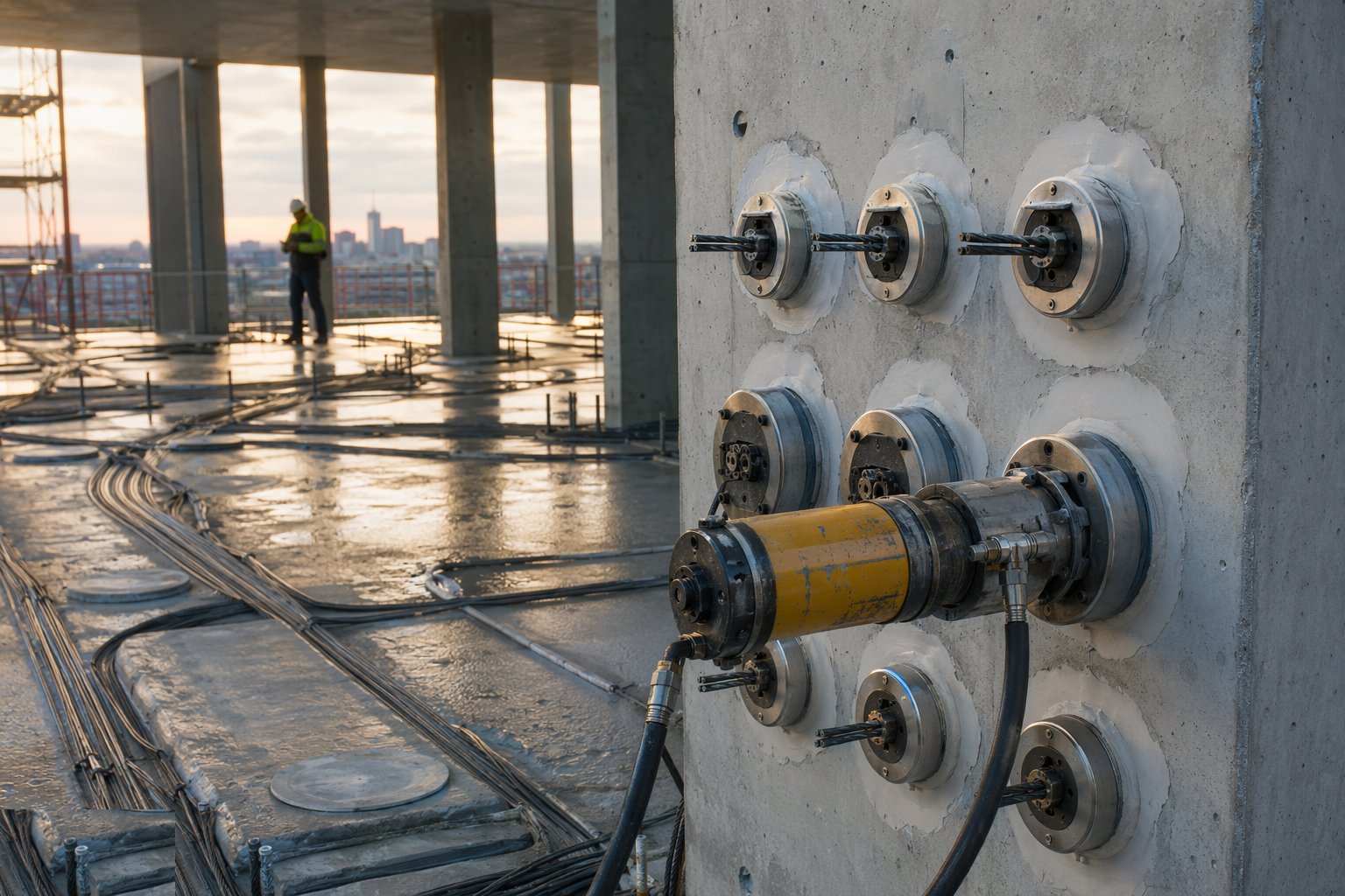 Mark, record and protect for the building's life — Post-tensioned slabs, step 6