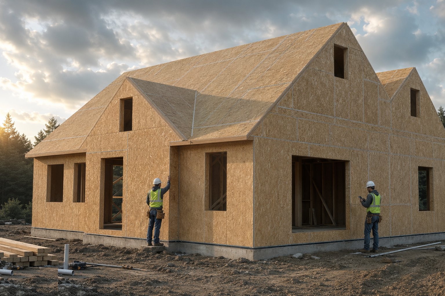 Verify the envelope and close up — SIPs — structural insulated panels, step 6