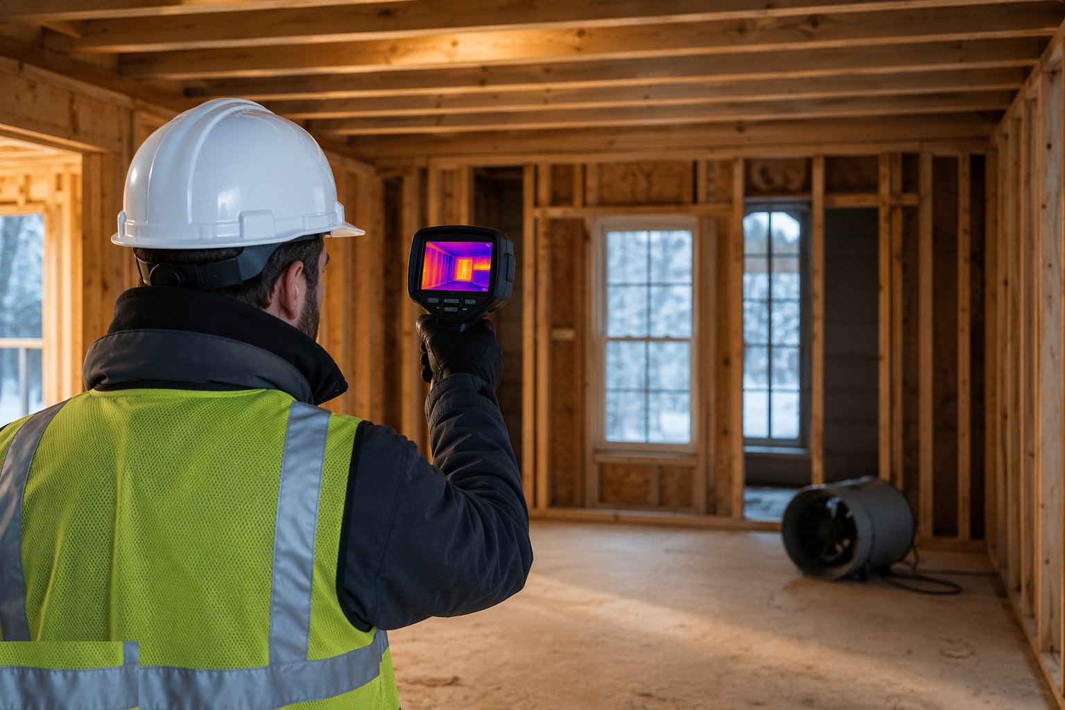 Prepare the building — Thermographic survey, step 2