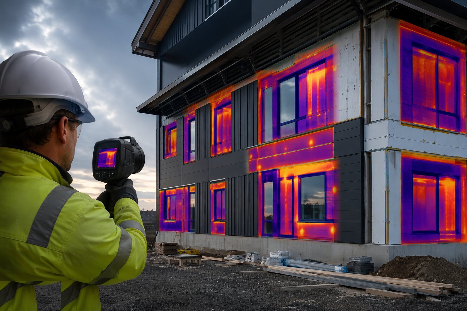 Survey the envelope systematically — Thermographic survey, step 3