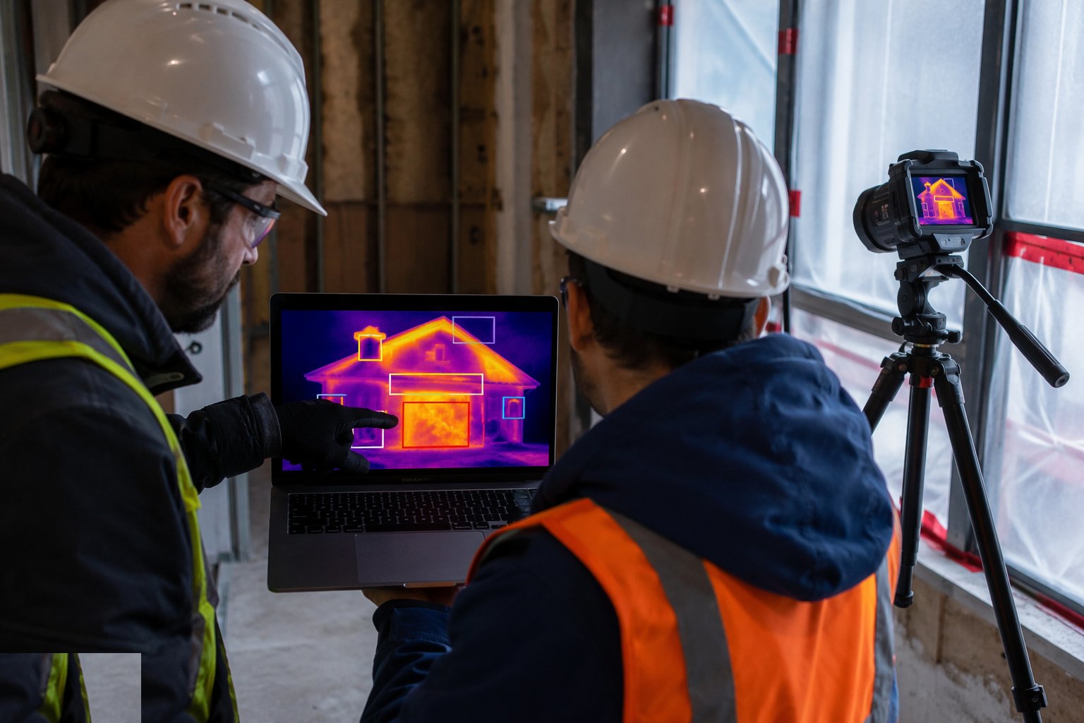 Interpret and report — Thermographic survey, step 5