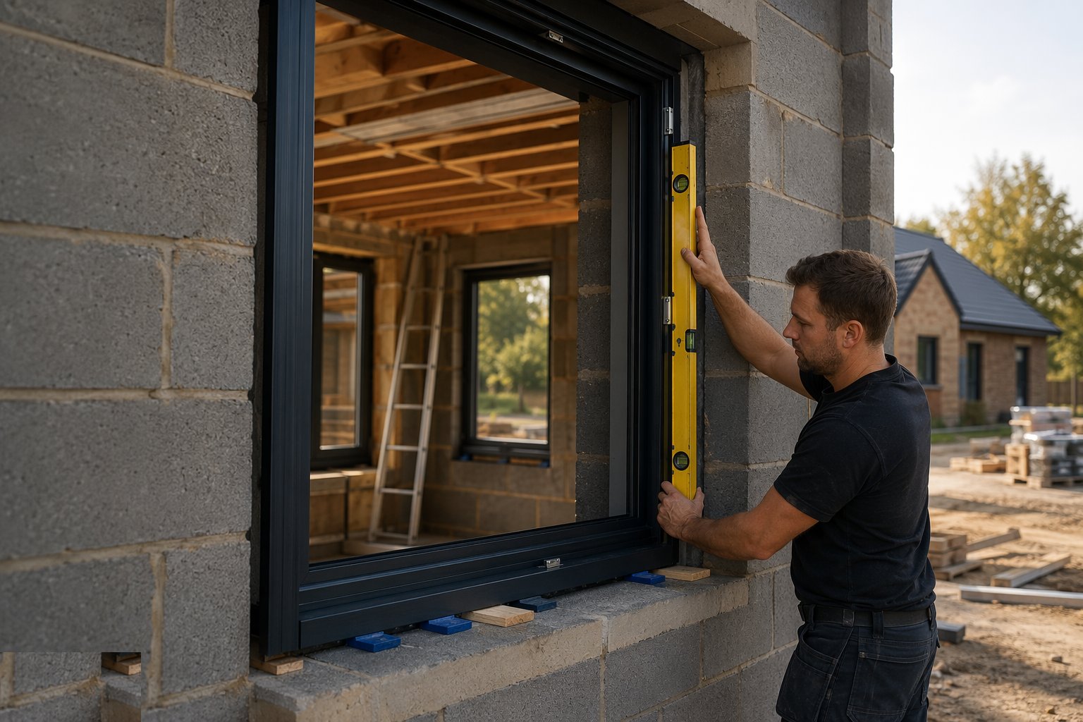 Fix the frame square and true — Timber and composite windows, step 4