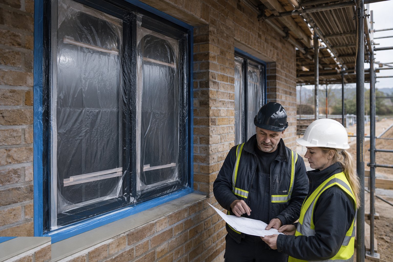 Protect, make good and hand over the maintenance plan — Timber and composite windows, step 6