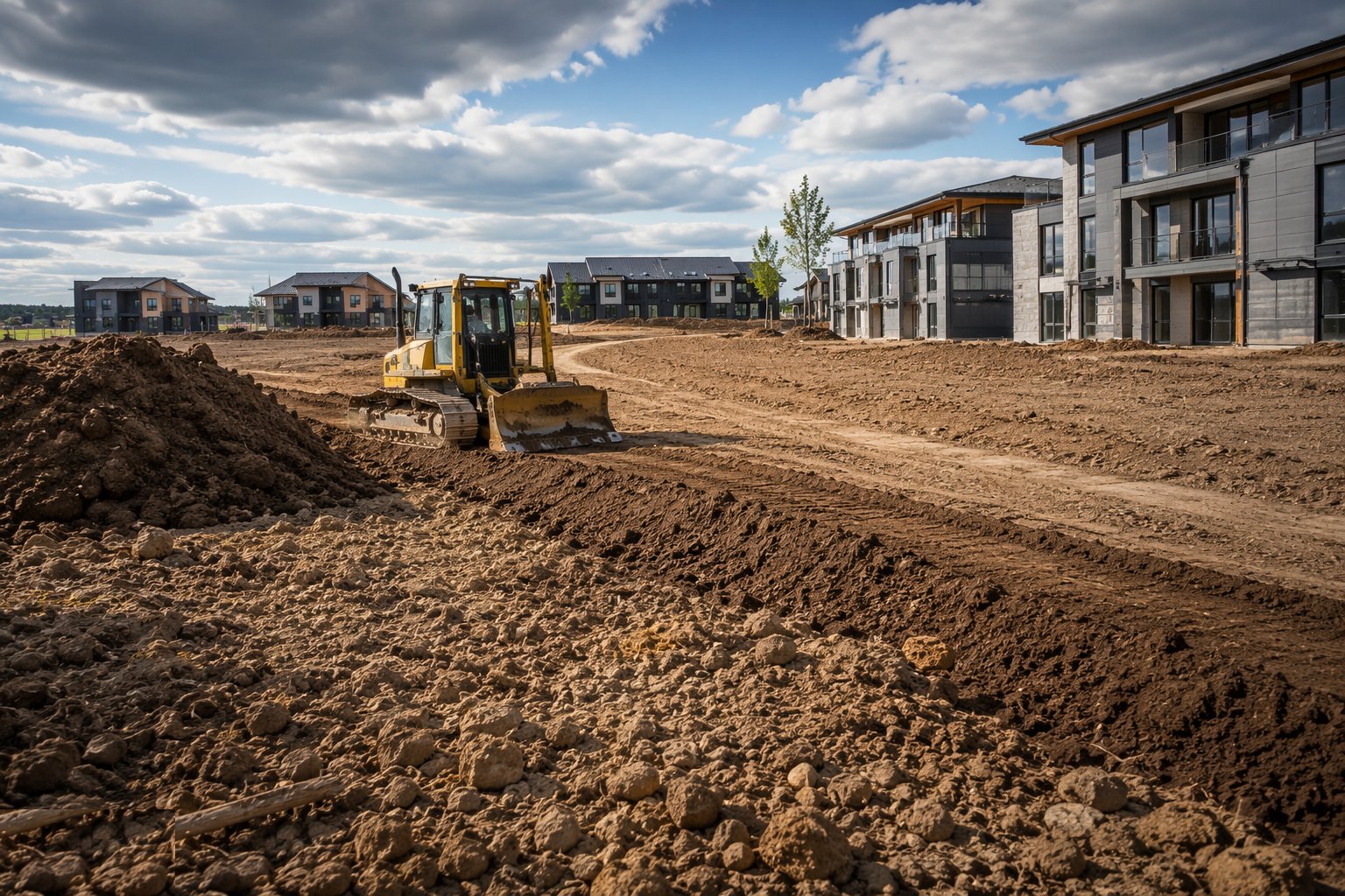 Protect until the landscape takes over — Topsoil strip and landscape profiling, step 6