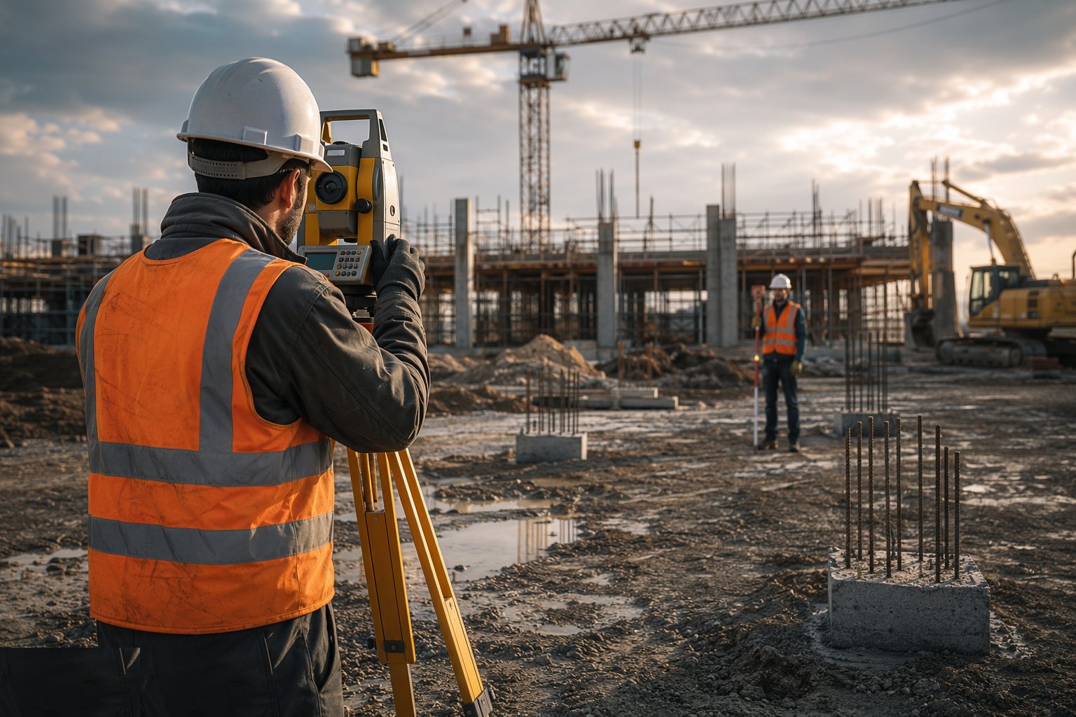 Check from independent control — Total station (traverse) control, step 6