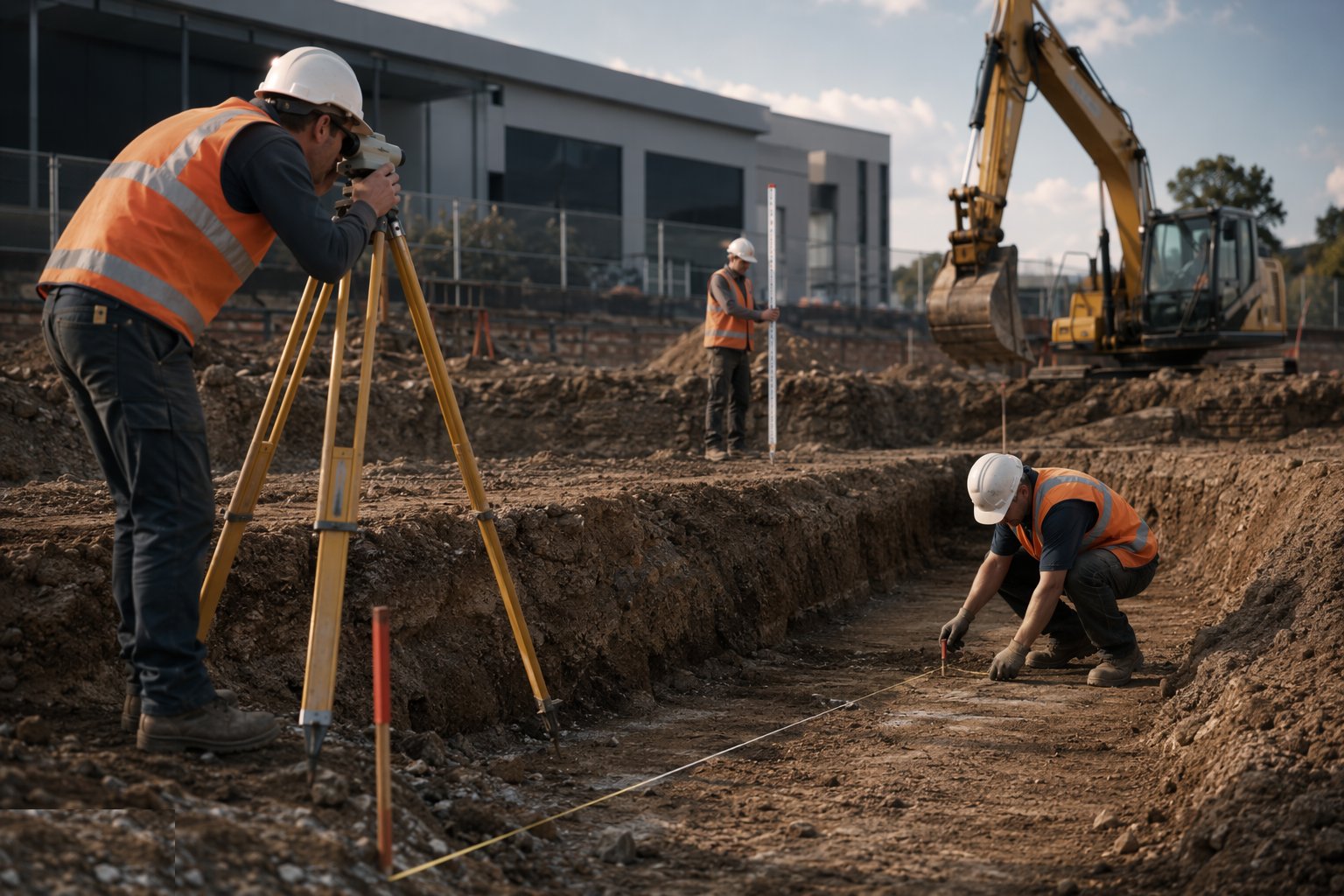 Transfer level into the dig — Traditional optical methods, step 5