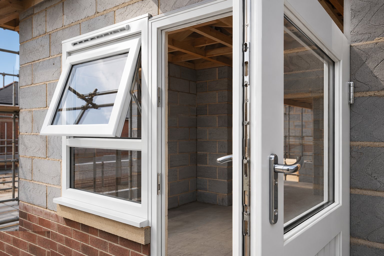 Commission, protect and hand over — uPVC windows and doors, step 6