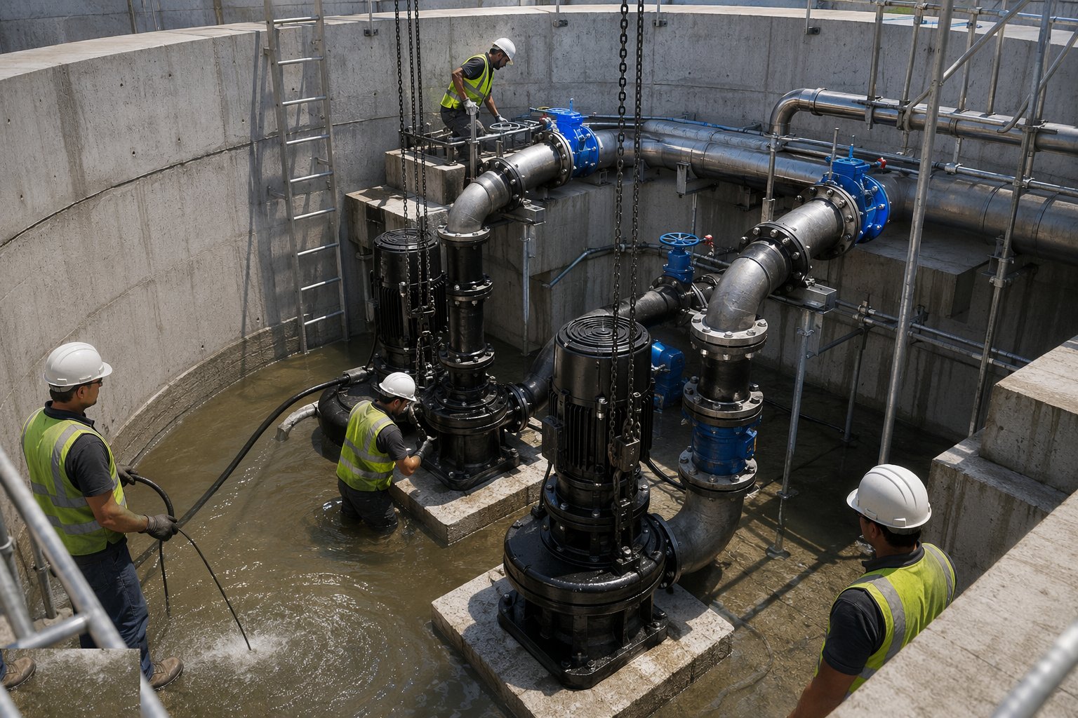 Run the witnessed performance tests and hand over — Water Pumping Stations, step 7