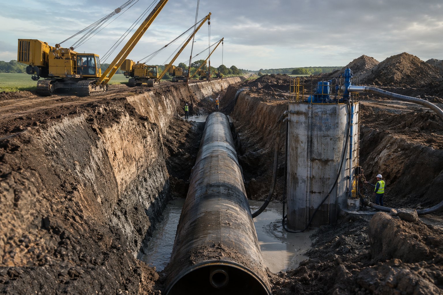 Cross the obstacles trenchless — Water Pipelines & Trunk Mains, step 5
