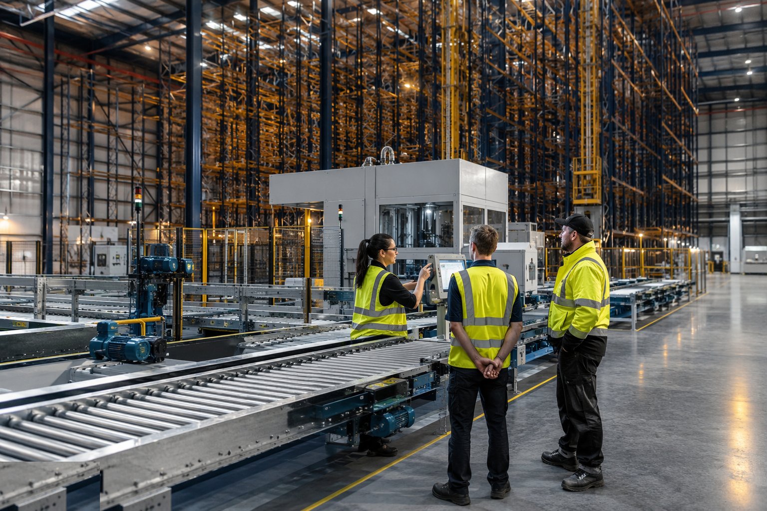 Ramp up, train and hand over — Racking & Warehouse Automation Installation, step 7