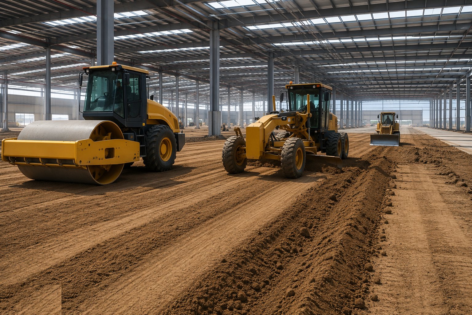 Prepare and prove the subgrade — High-Tolerance Warehouse Floor Slabs, step 1