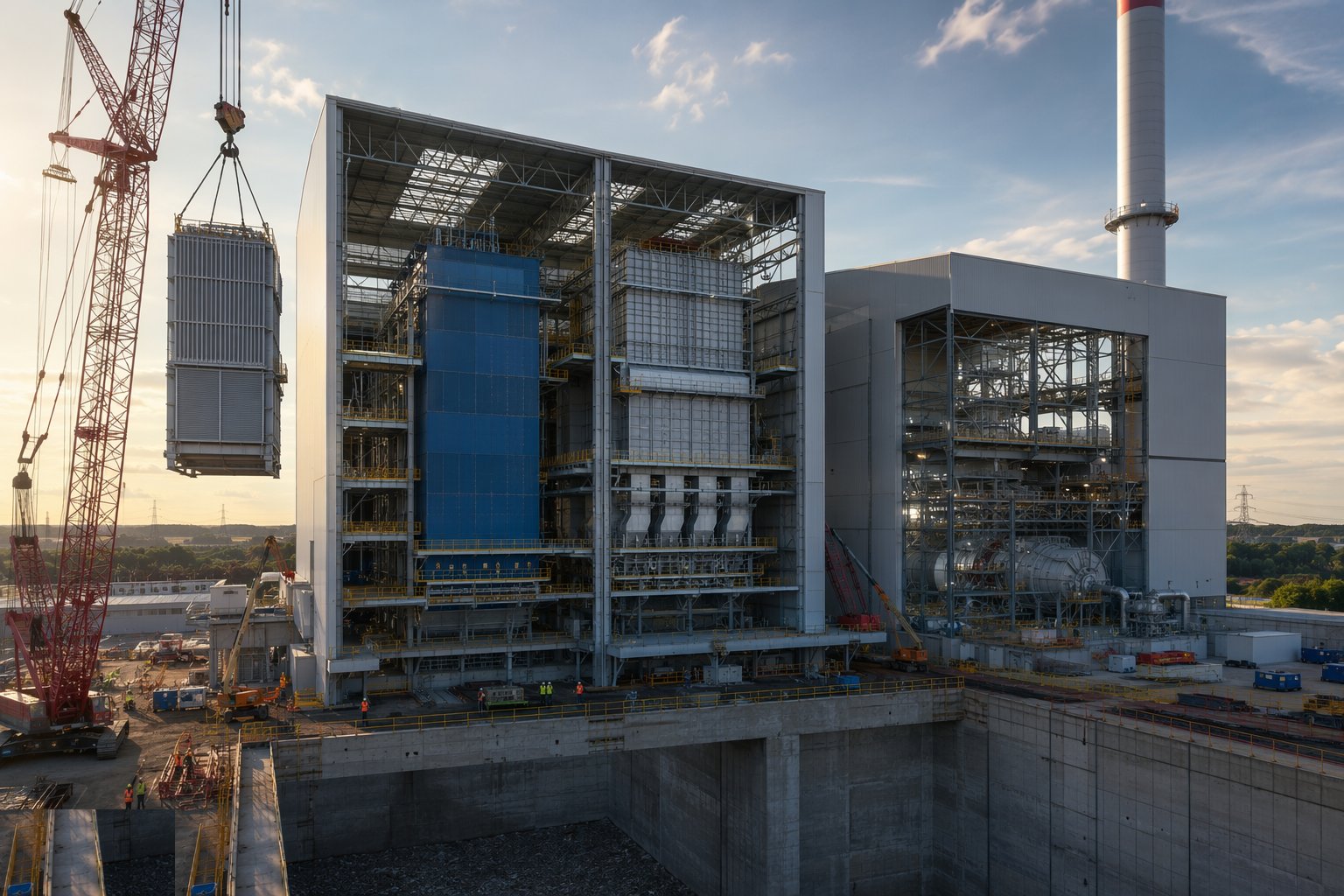 Install the process plant — Energy-from-Waste Plant Construction, step 4
