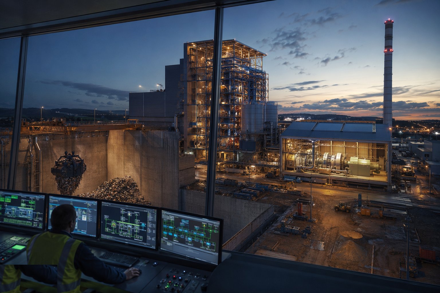 Commission in stages to first waste — Energy-from-Waste Plant Construction, step 7